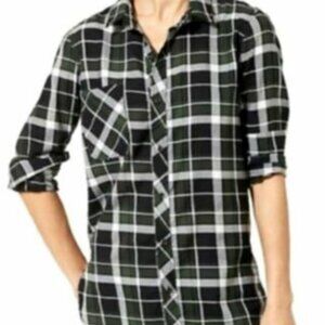 Athleta Long-sleeved Tartan Plaid Shirt, Size S